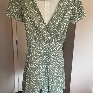 Dry Goods Mini ruffle dress